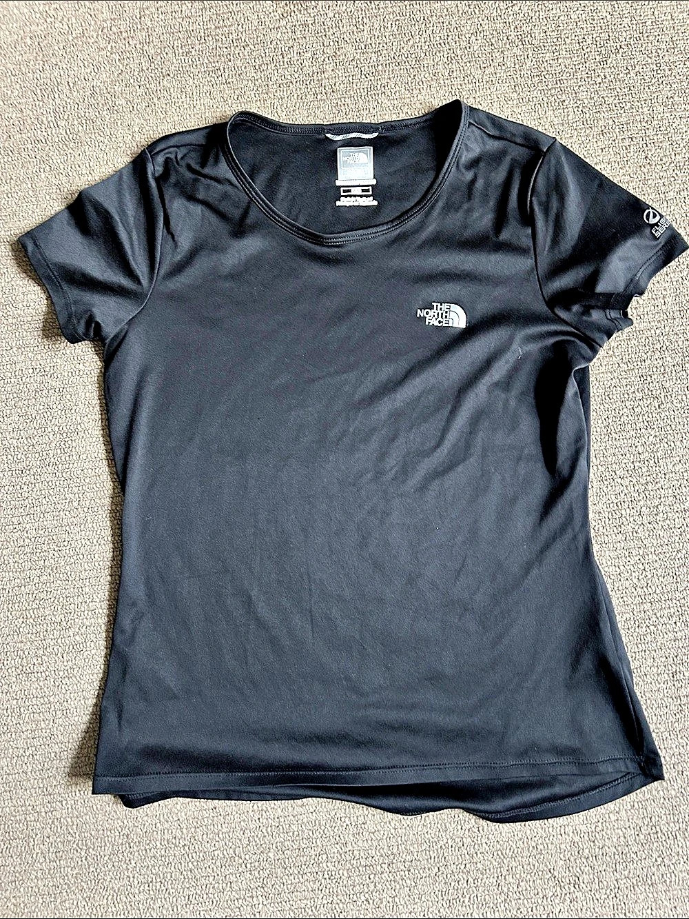 The North Face Black Short Sleeve Active Top